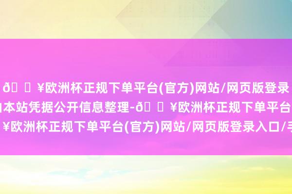 🔥欧洲杯正规下单平台(官方)网站/网页版登录入口/手机版以上内容由本站凭据公开信息整理-🔥欧洲杯正规下单平台(官方)网站/网页版登录入口/手机版