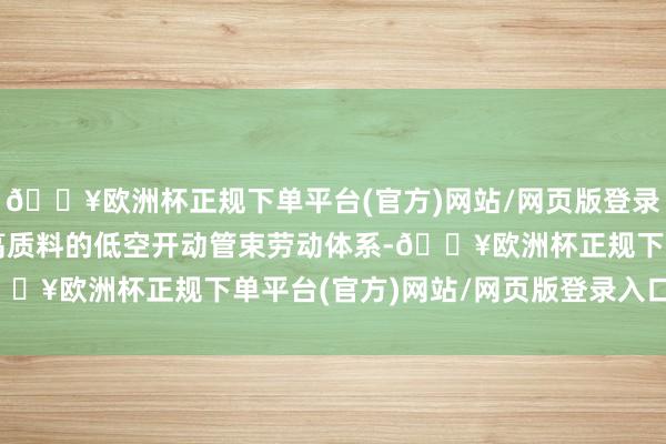 🔥欧洲杯正规下单平台(官方)网站/网页版登录入口/手机版二是树立高质料的低空开动管束劳动体系-🔥欧洲杯正规下单平台(官方)网站/网页版登录入口/手机版