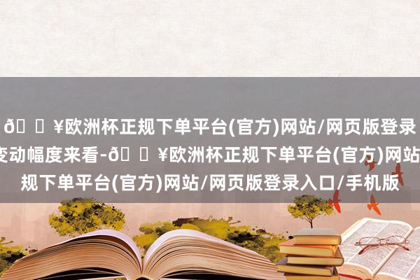 🔥欧洲杯正规下单平台(官方)网站/网页版登录入口/手机版从净利润变动幅度来看-🔥欧洲杯正规下单平台(官方)网站/网页版登录入口/手机版