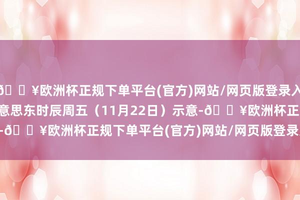 🔥欧洲杯正规下单平台(官方)网站/网页版登录入口/手机版　　特朗普在好意思东时辰周五（11月22日）示意-🔥欧洲杯正规下单平台(官方)网站/网页版登录入口/手机版